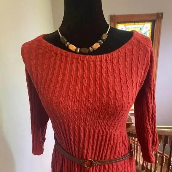 Maple by Anthropologie Angora Sweater Dress -- Med - Picture 3 of 8